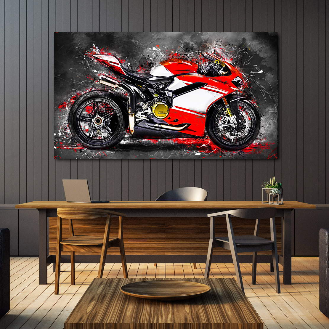 Wandbild Leinwandbild Ducati Panigale Superleggera Motorradbild