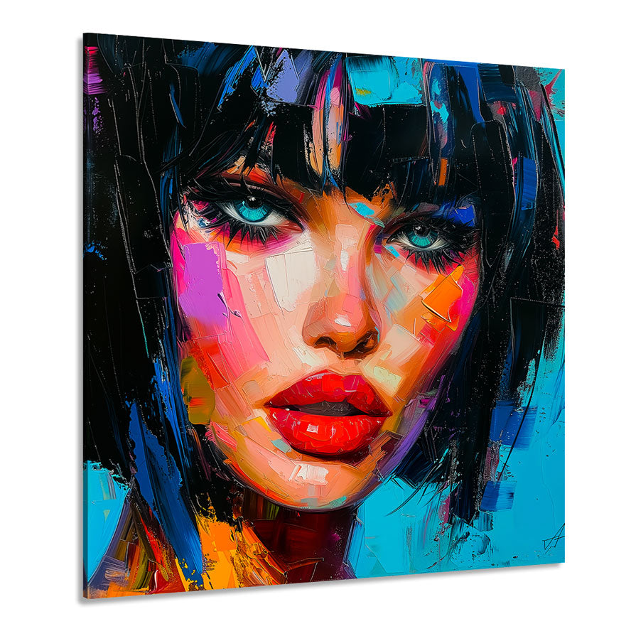 Pop Art Wandbild Beauty Face