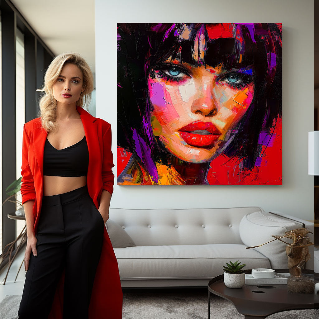 Wandbild Abstrakt Red Beauty