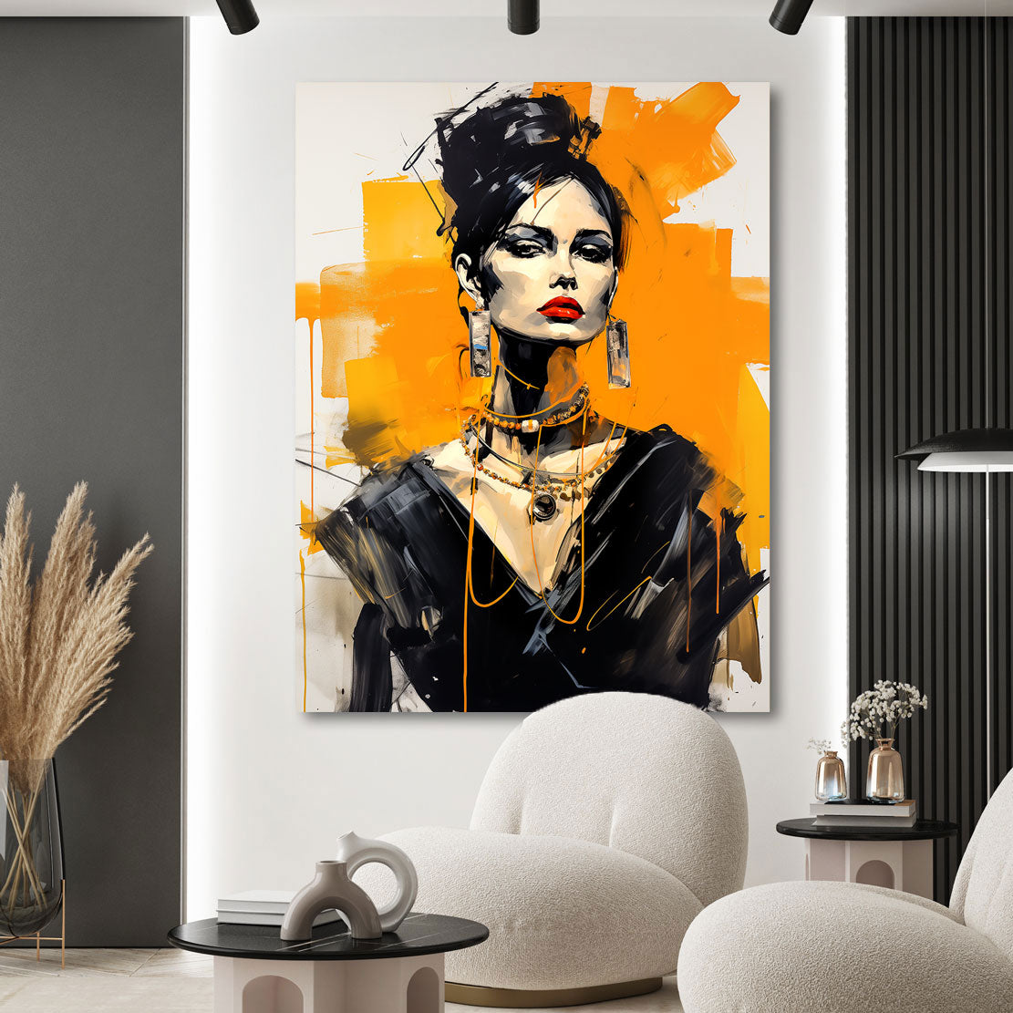 Wandbild Strict Lady