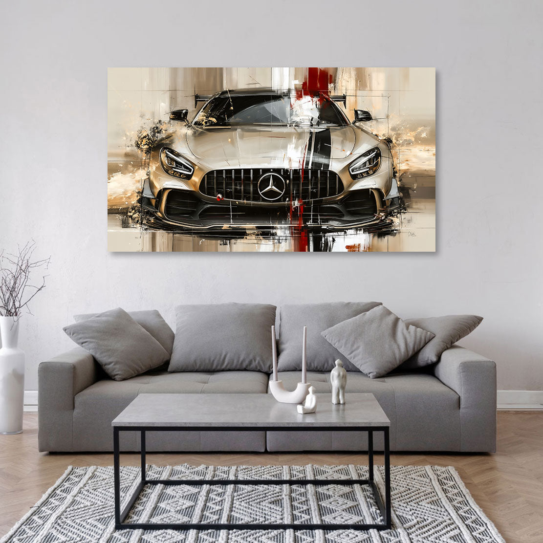 Mercedes AMG Motion Wandbild