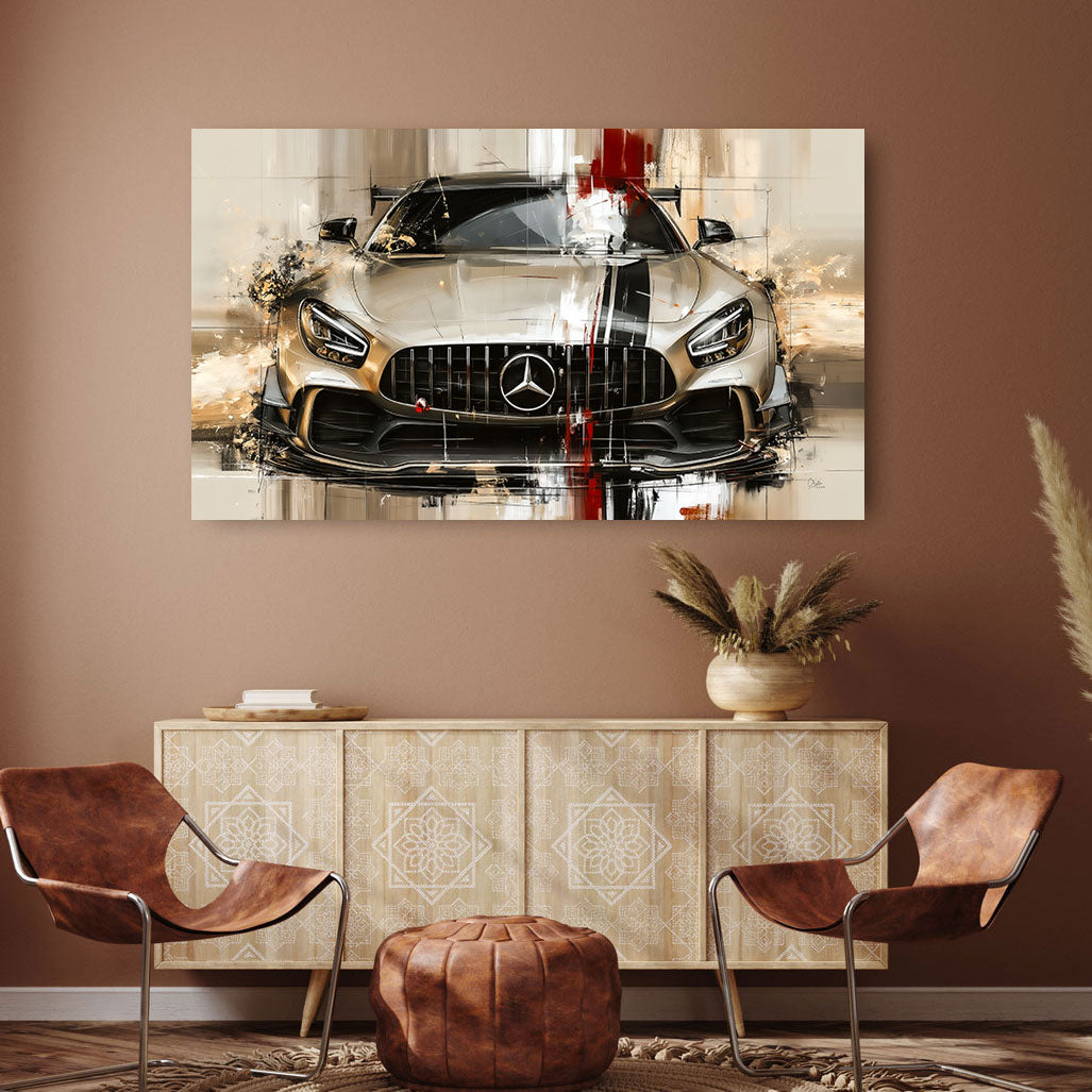 Mercedes AMG Motion Wandbild
