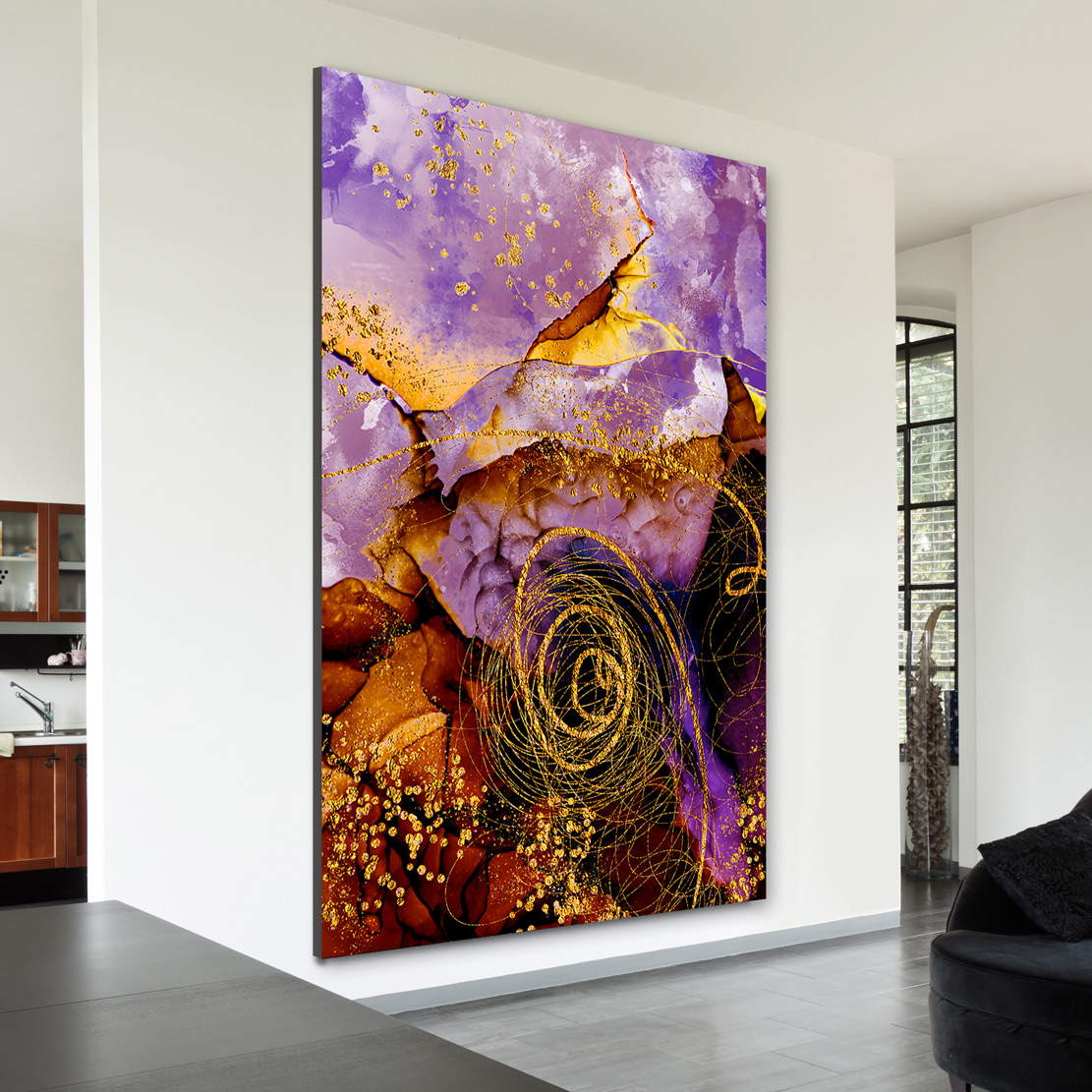 Wandbild Leinwandbild Lines abstrakt