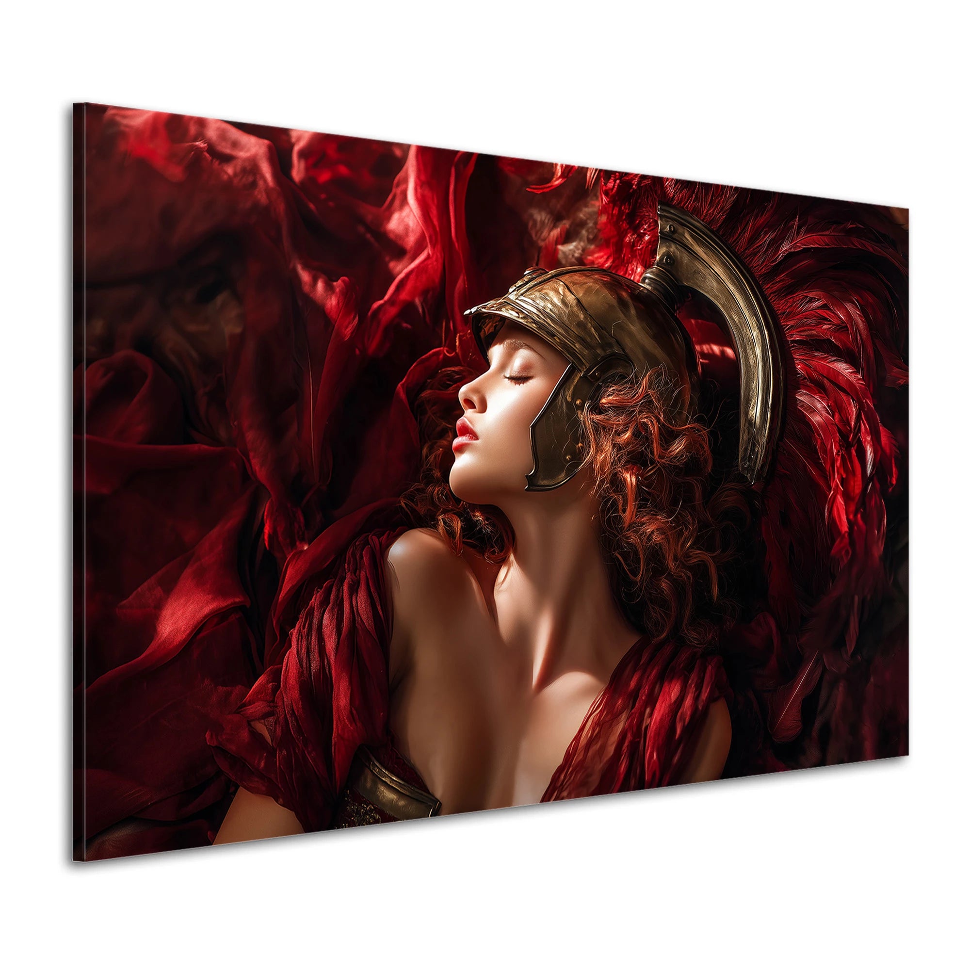 Gladiatorin Bild in Rot von MENZART
