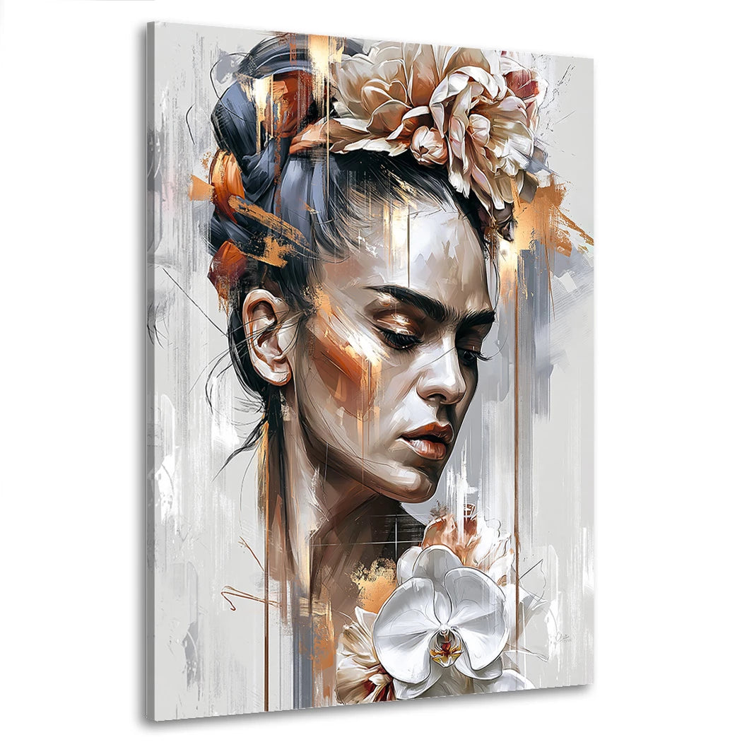 Frida Kahlo Bloom Wandbild