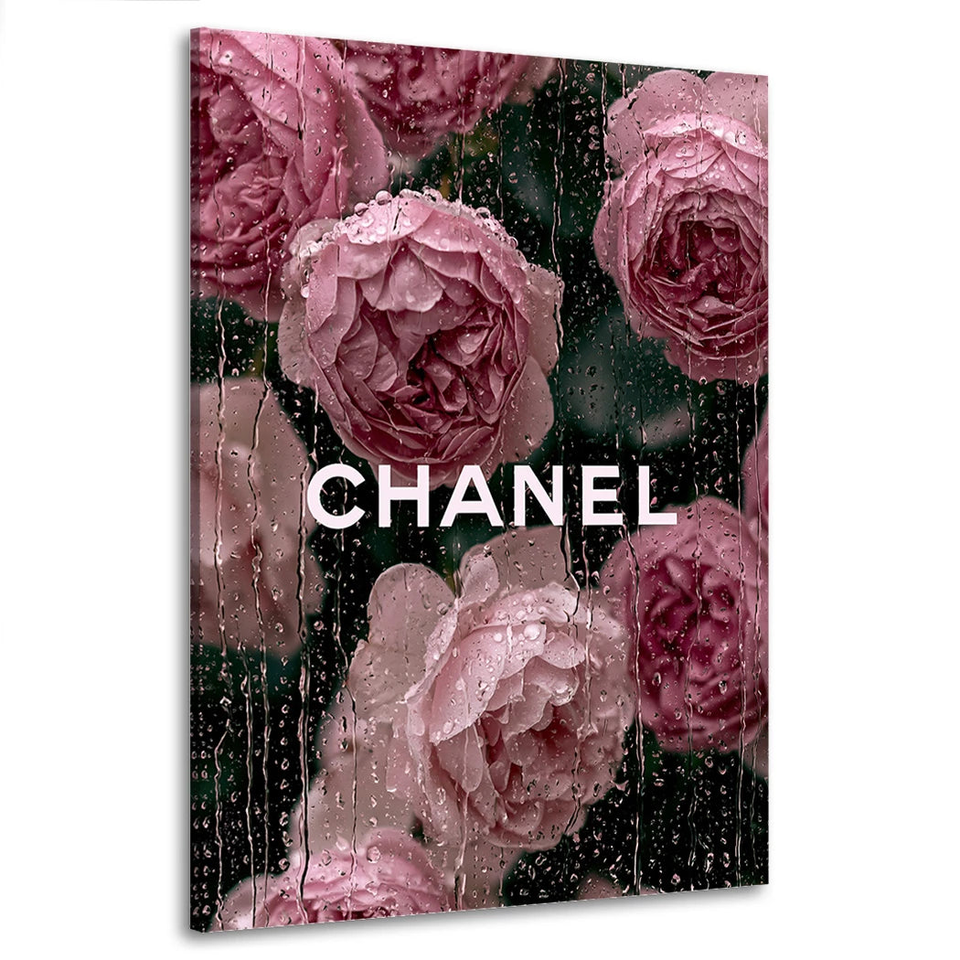 Chanel Rosentraum Wandbild