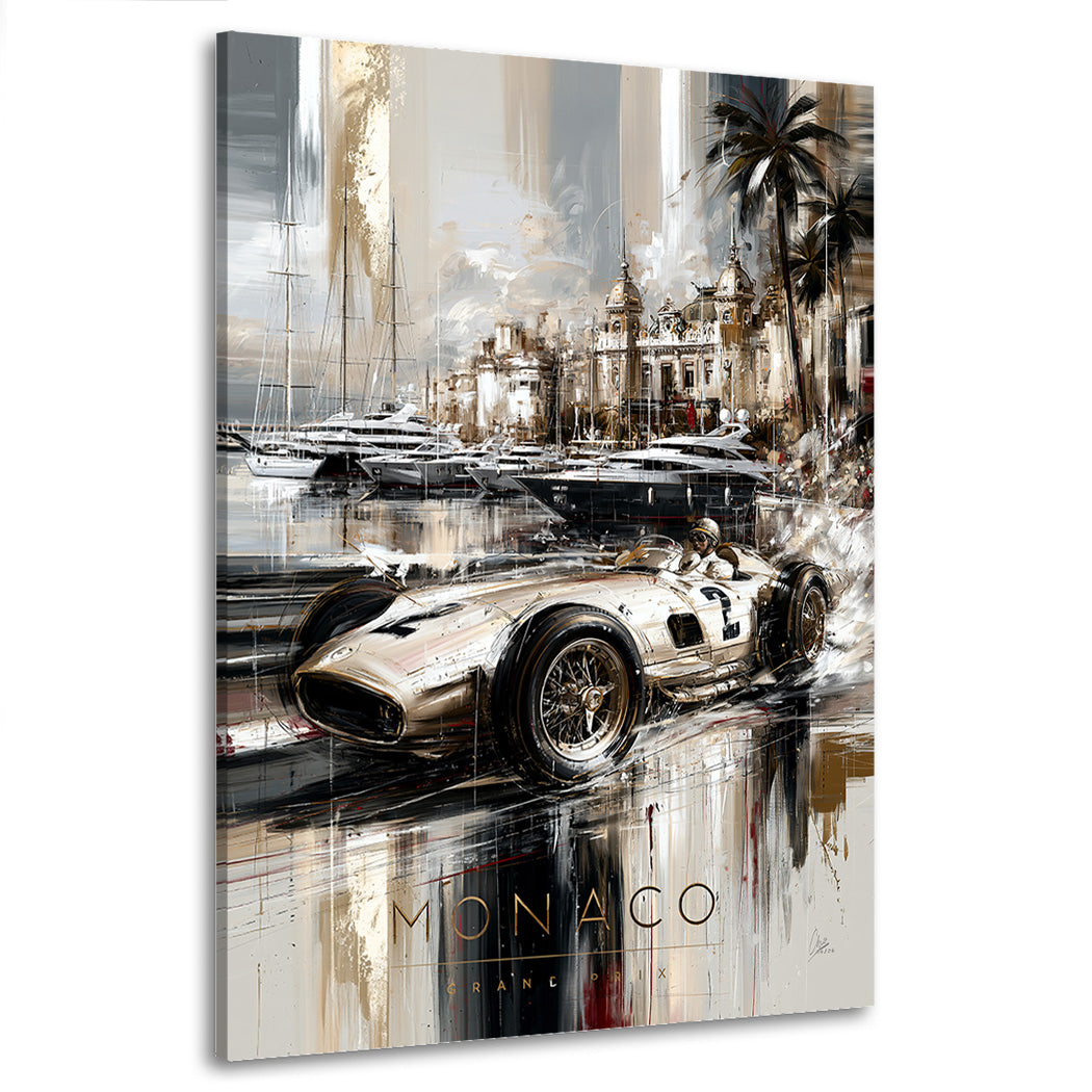 Monaco Racing Wandbild