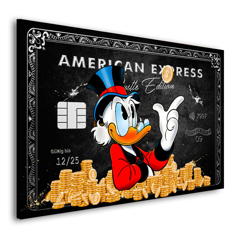 Wandbild Dagobert Amex Silver Edition