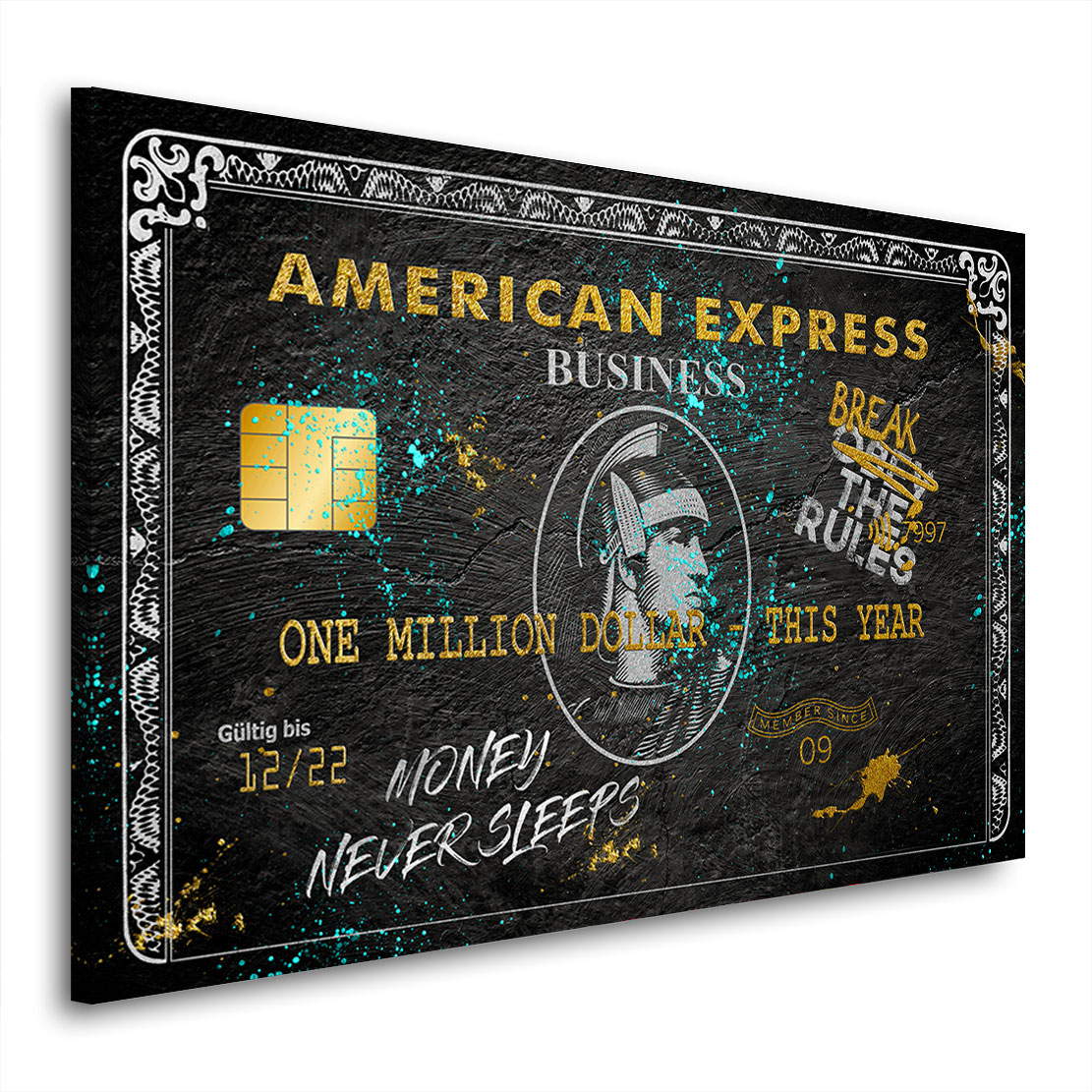 Wandbild Leinwandbild Amex Stone