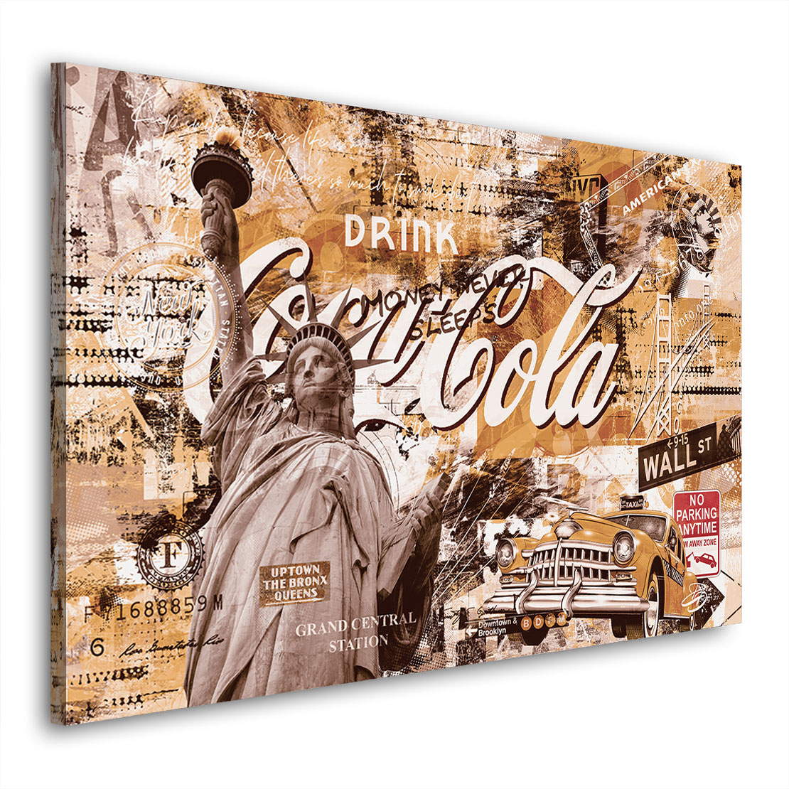Wandbild Leinwandbild New York Pop Art Retro