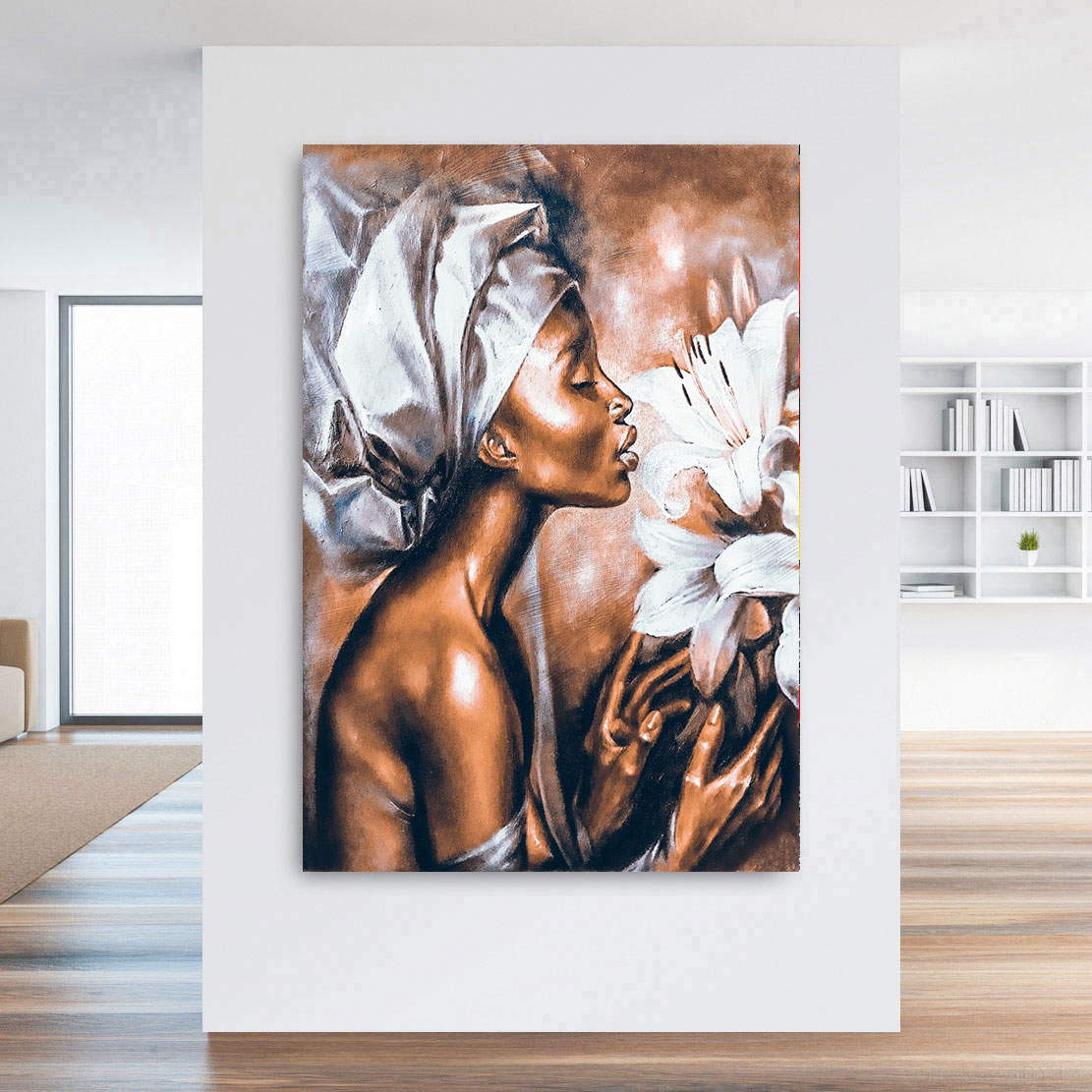 Wandbild Leinwandbild African Woman