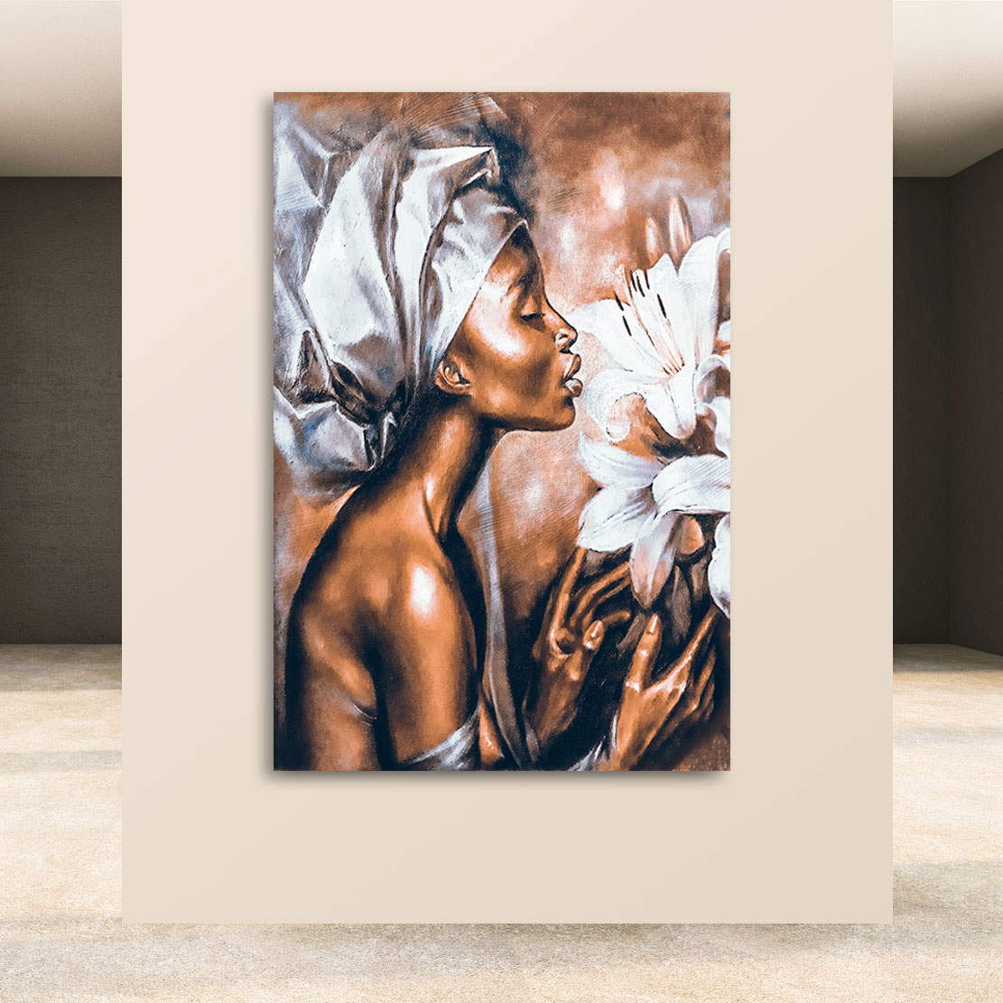 Wandbild Leinwandbild African Woman