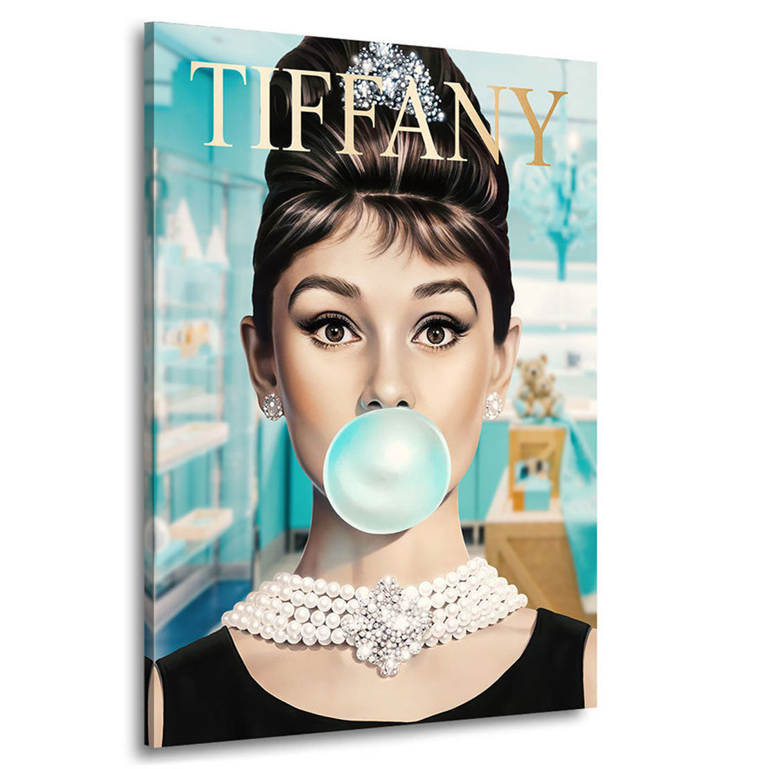 Wandbild Audrey Tiffany Bubble