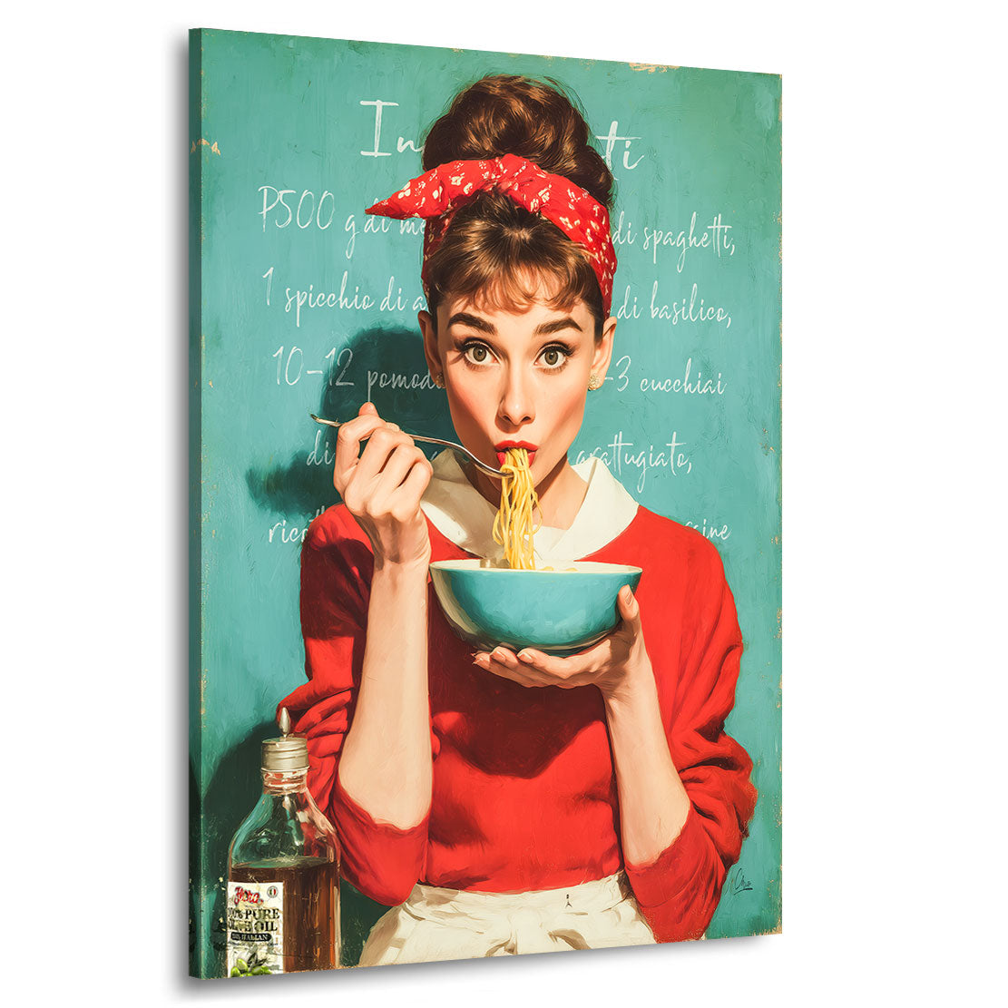 La Dolce Audrey Hepburn Wandbild
