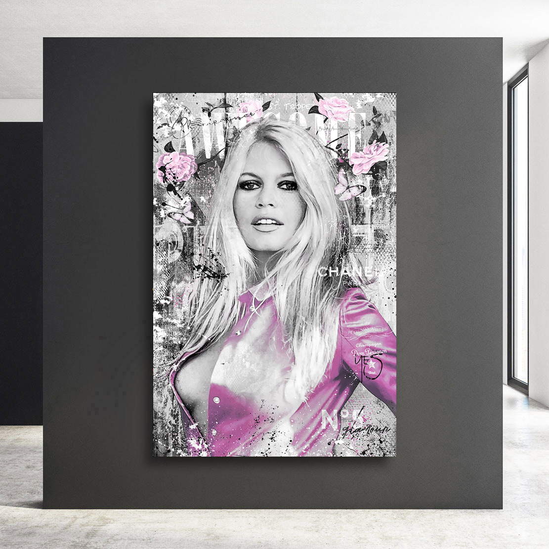 Wandbild Leinwandbild Brigitte Bardot Awesome Lifestyle