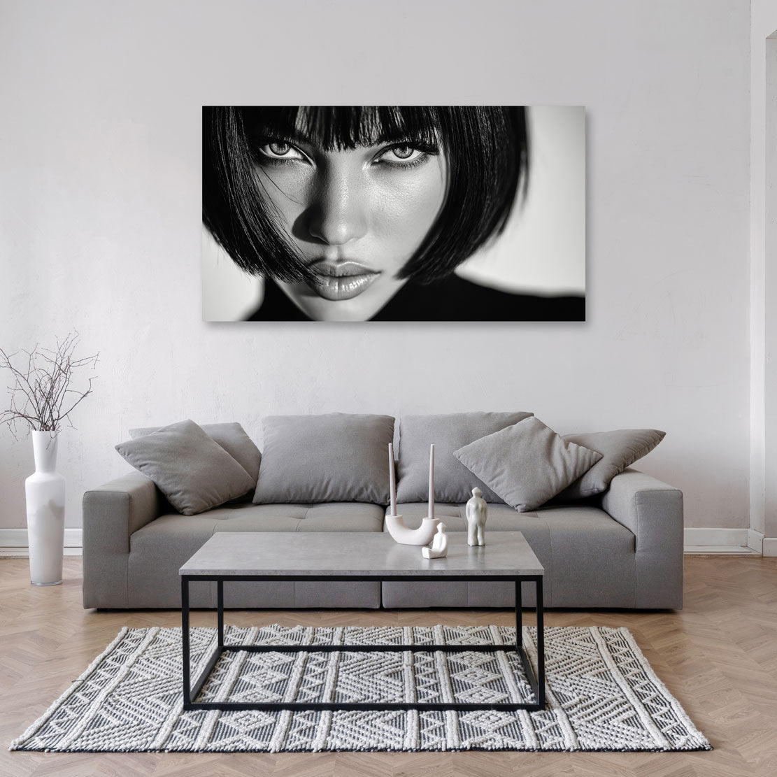 Eyes of Velvet Seduction Erotik Wandbild