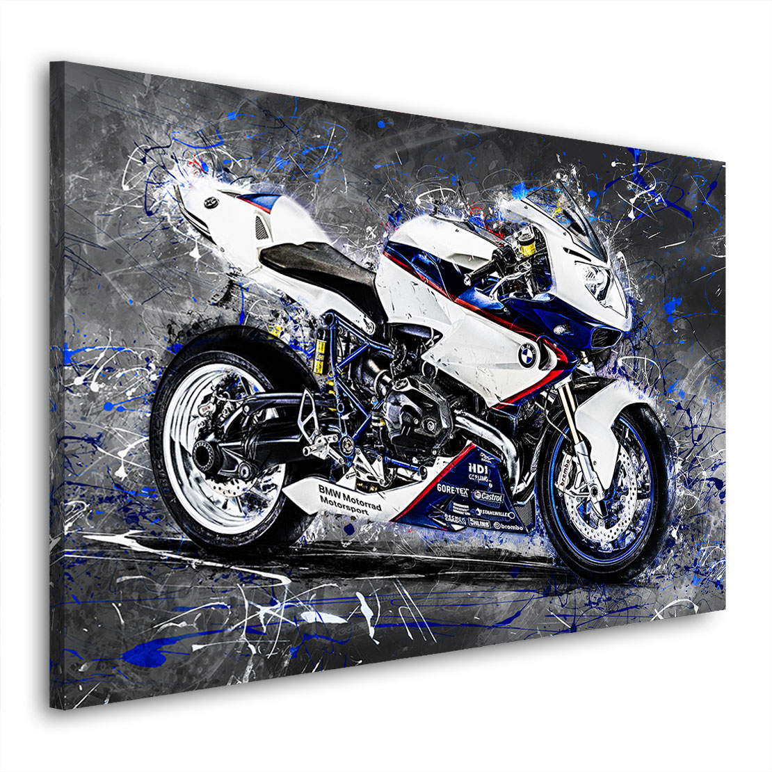 Wandbild Leinwandbild BMW HP2 Sport Dark