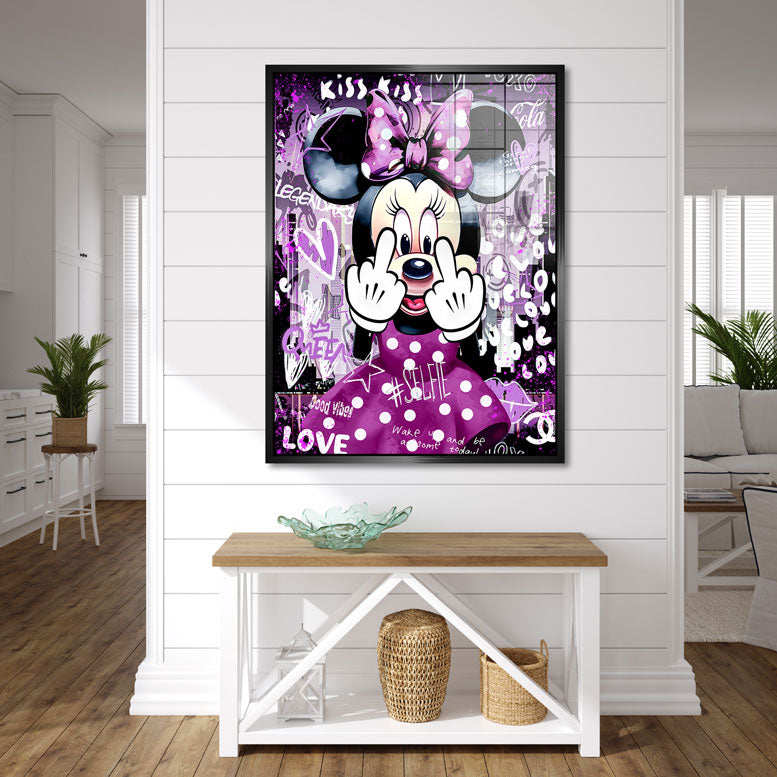 Unikat Wandbild Bad Minnie - mit Produkt-Video