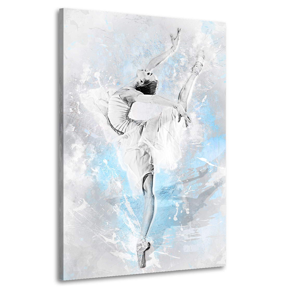 Wandbild Leinwandbild blue Ballerina