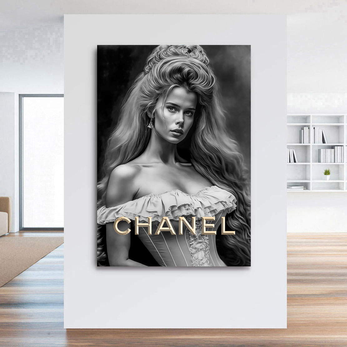 Lifestyle Leinwandbild Fashion Barock Style