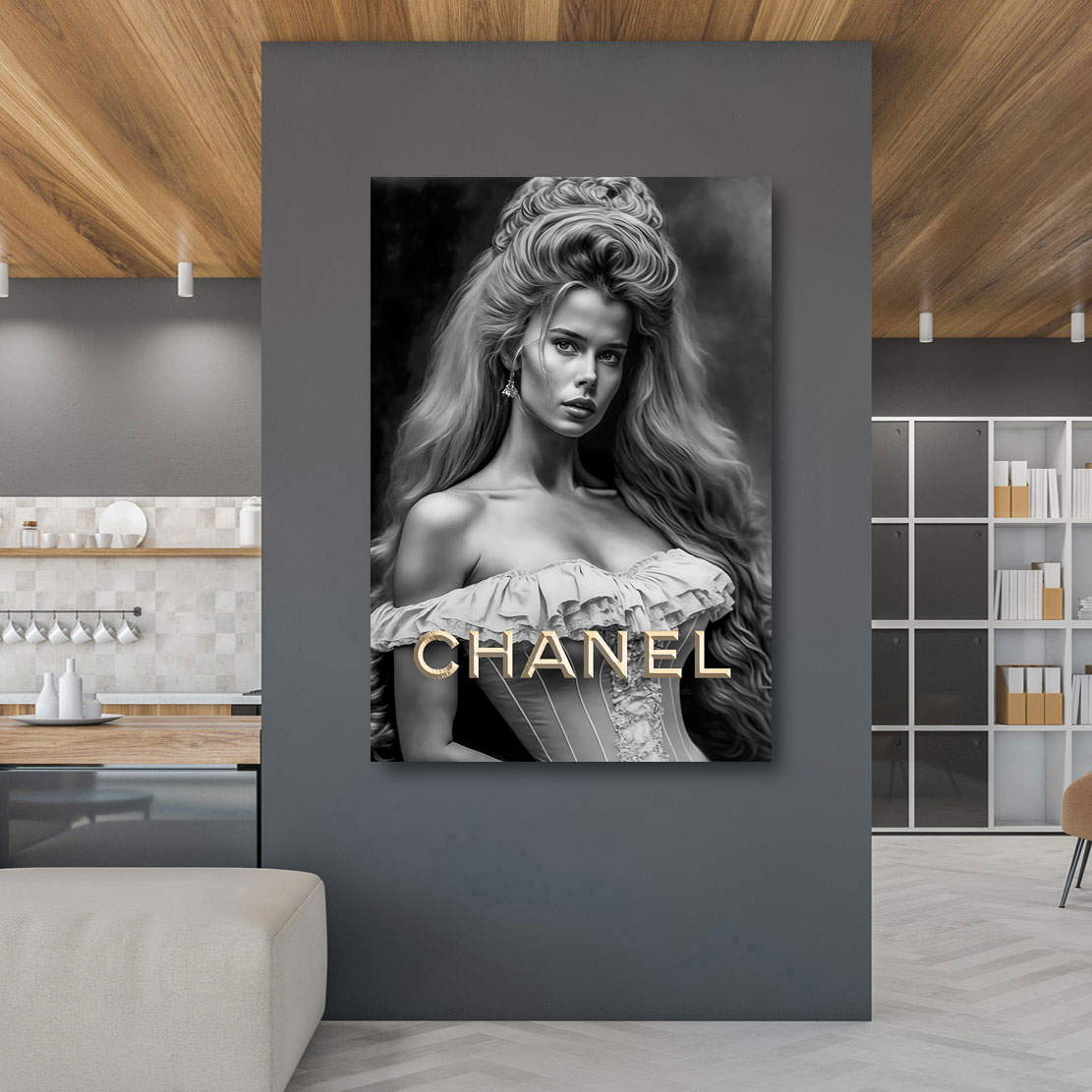 Lifestyle Leinwandbild Fashion Barock Style