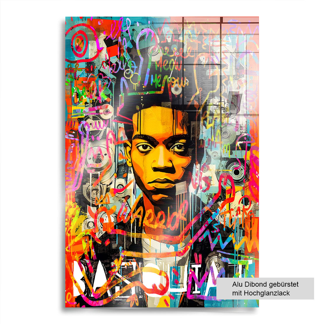 Pop Art Wandbild J.M. Basquiat