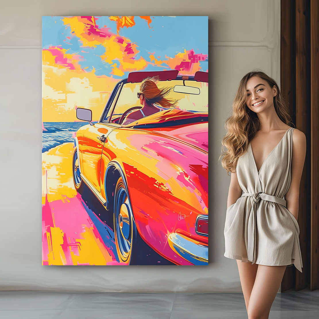 Pop Art Wandbild Relax