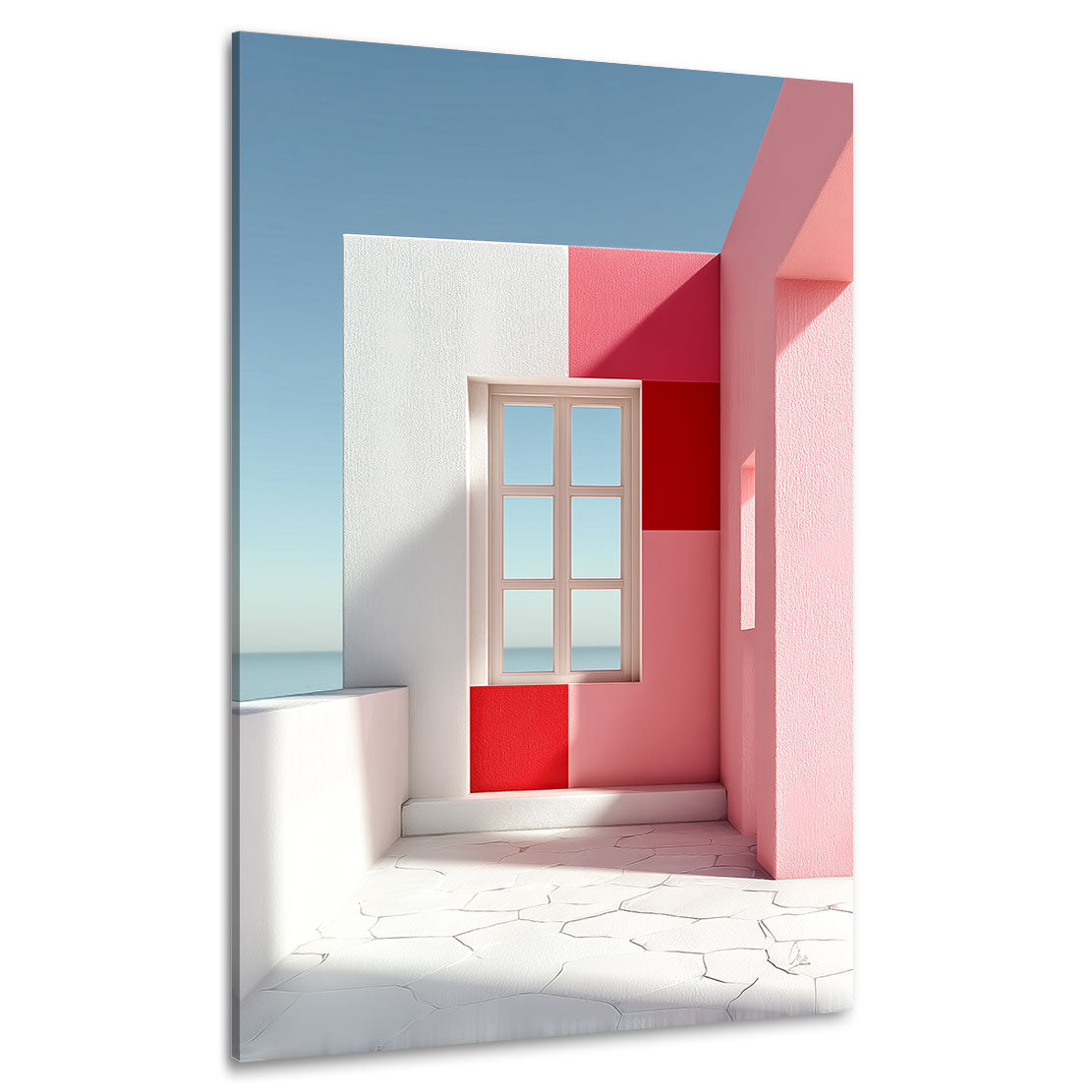 Crimson Coast View Wandbild