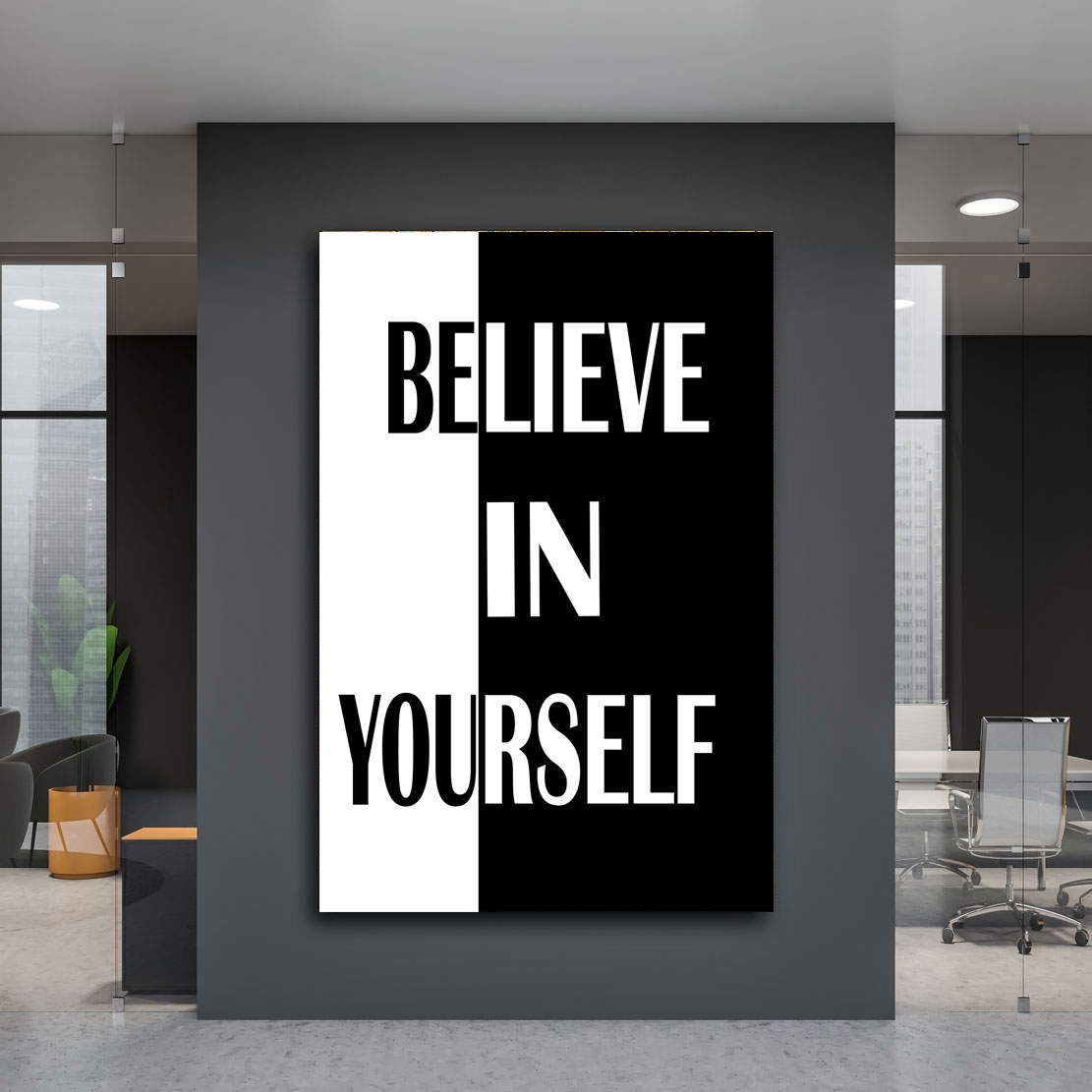Wandbild Leinwandbild Believe in Yourself