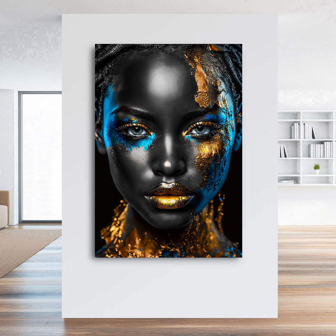 Leinwandbild Black Golden Girl
