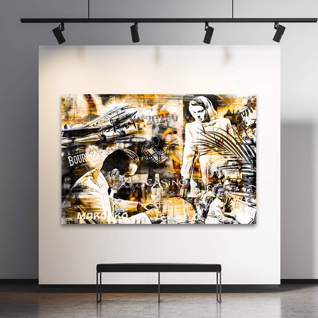 Wandbild Leinwandbild Casablanca Humphrey Bogart