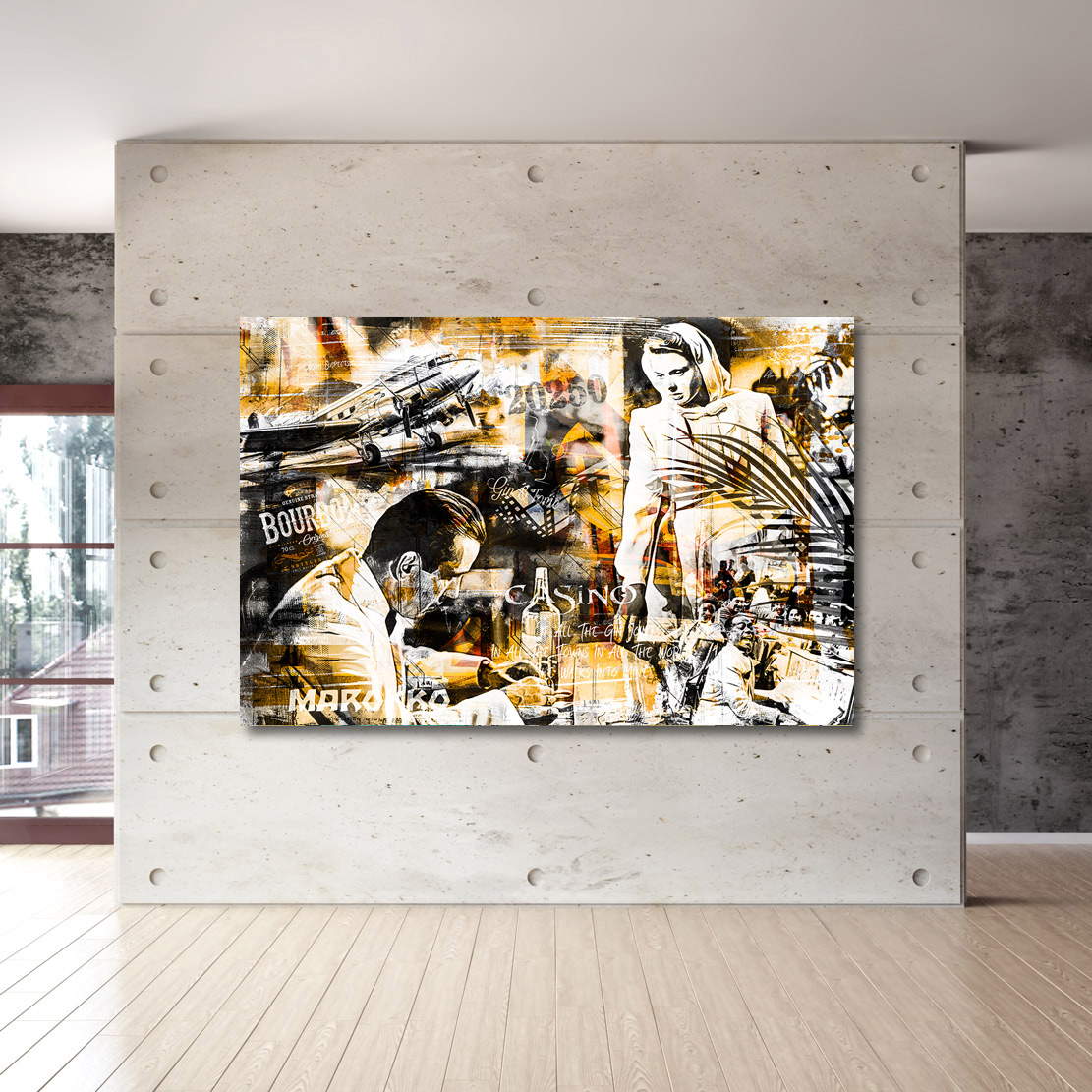 Wandbild Leinwandbild Casablanca Humphrey Bogart