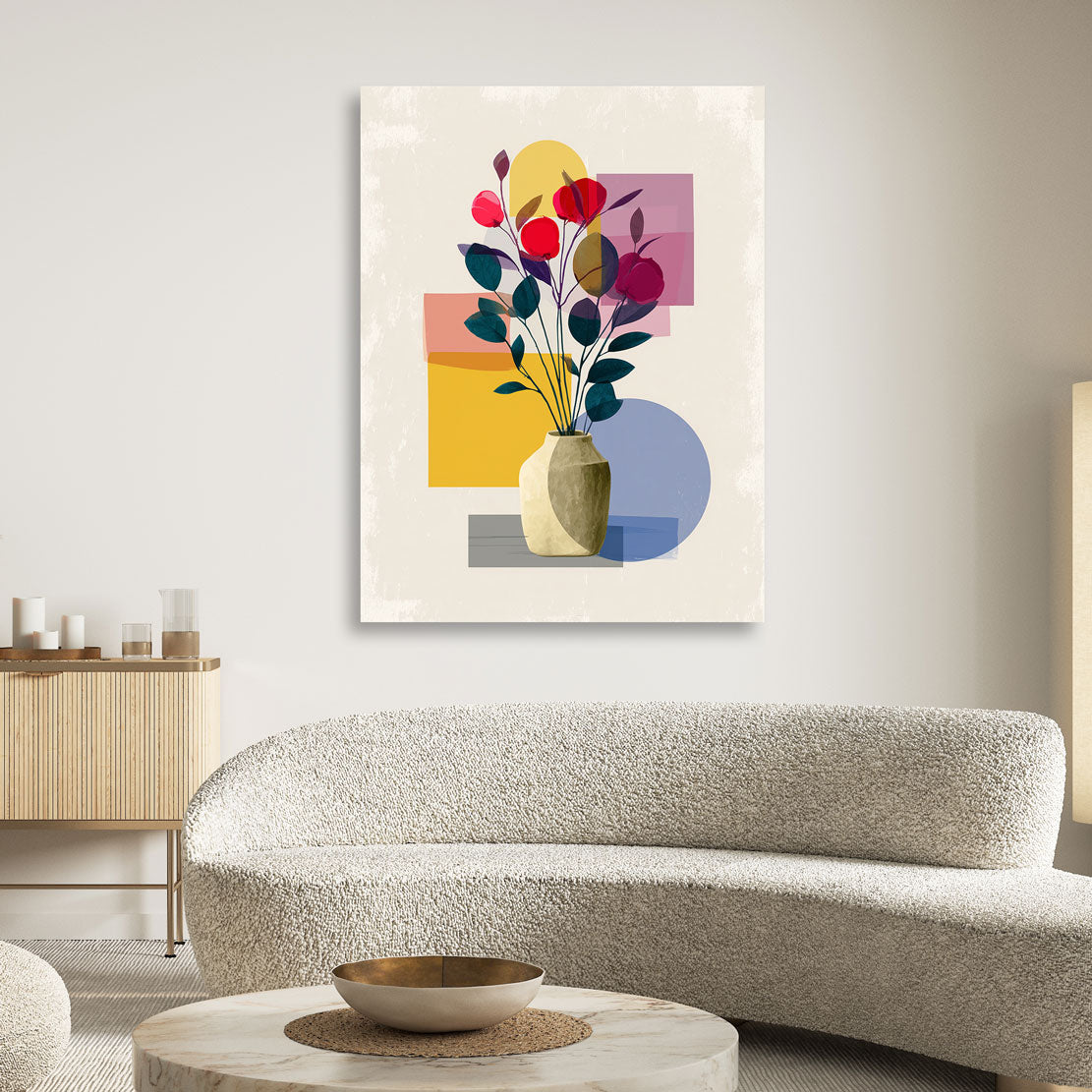 Vase of Modern Grace Wandbild