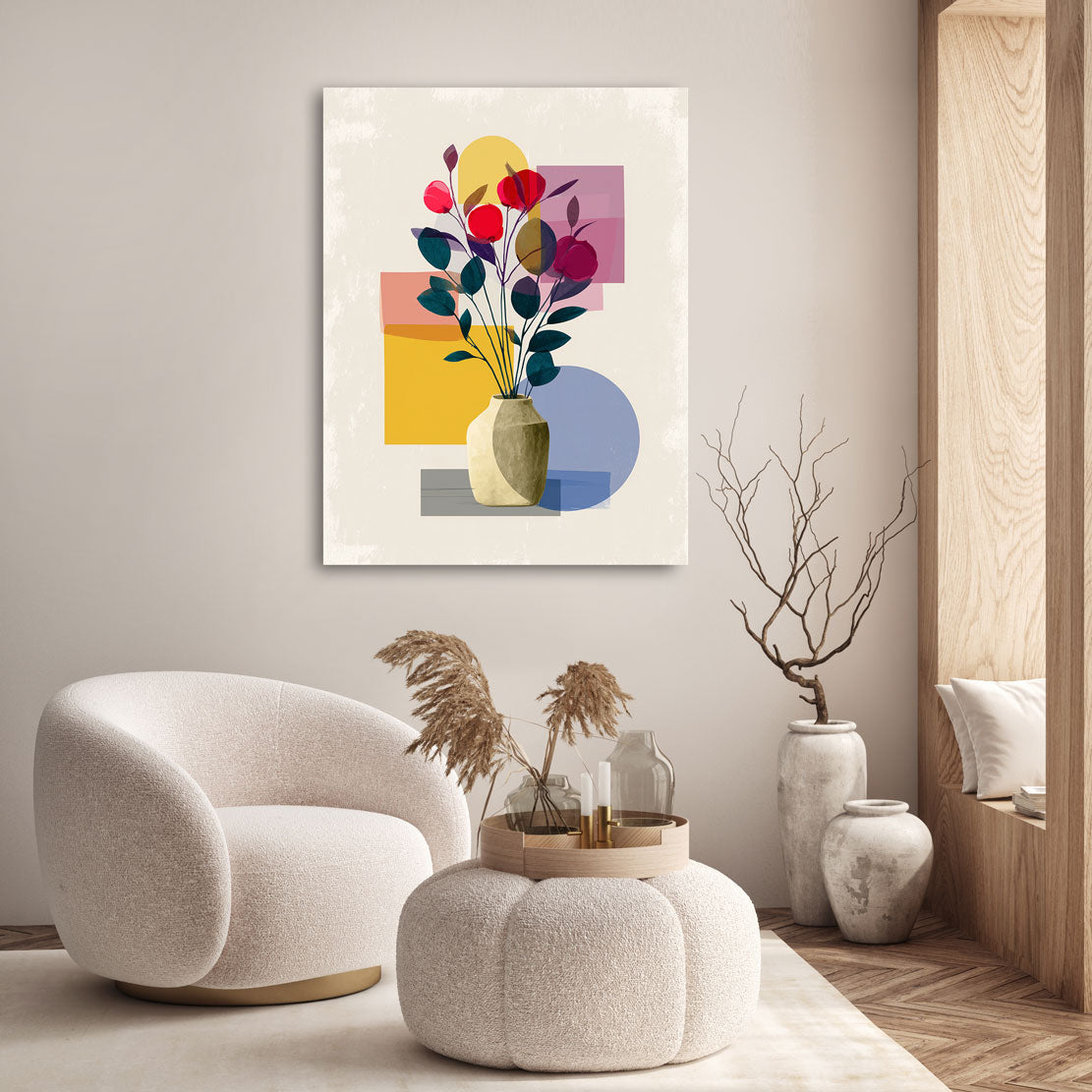 Vase of Modern Grace Wandbild