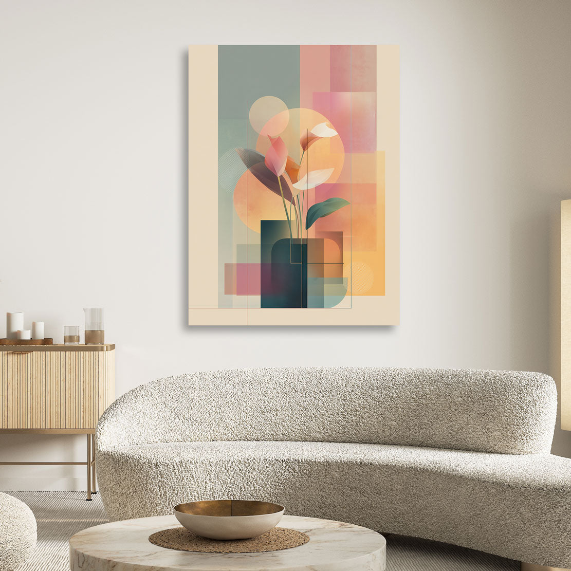 Soft Geometry Botanica Wandbild