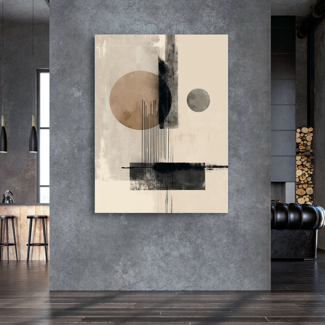 Modern Balance Study Wandbild