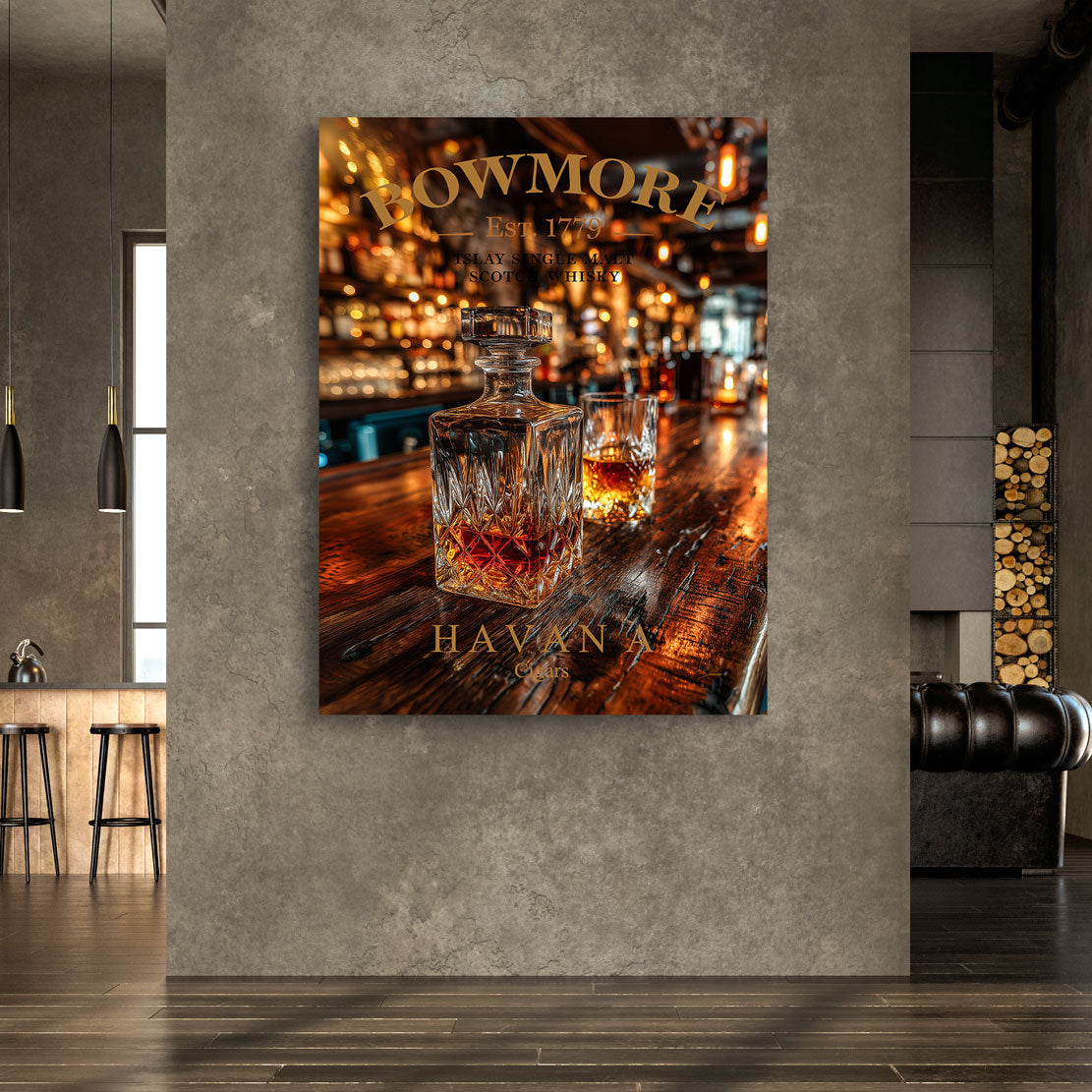 Whisky Heritage Elegance Wandbild