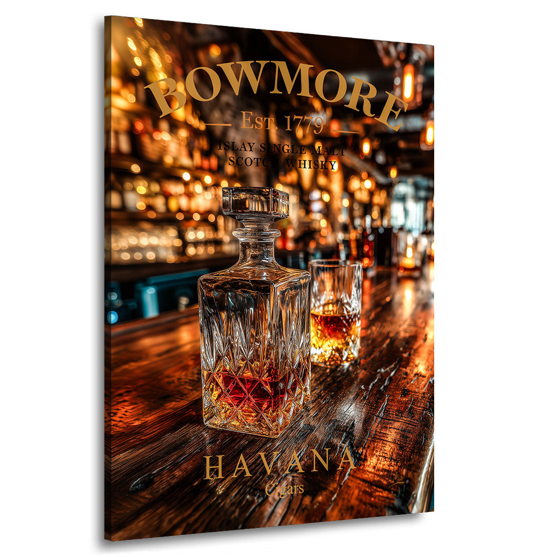 Whisky Heritage Elegance Wandbild