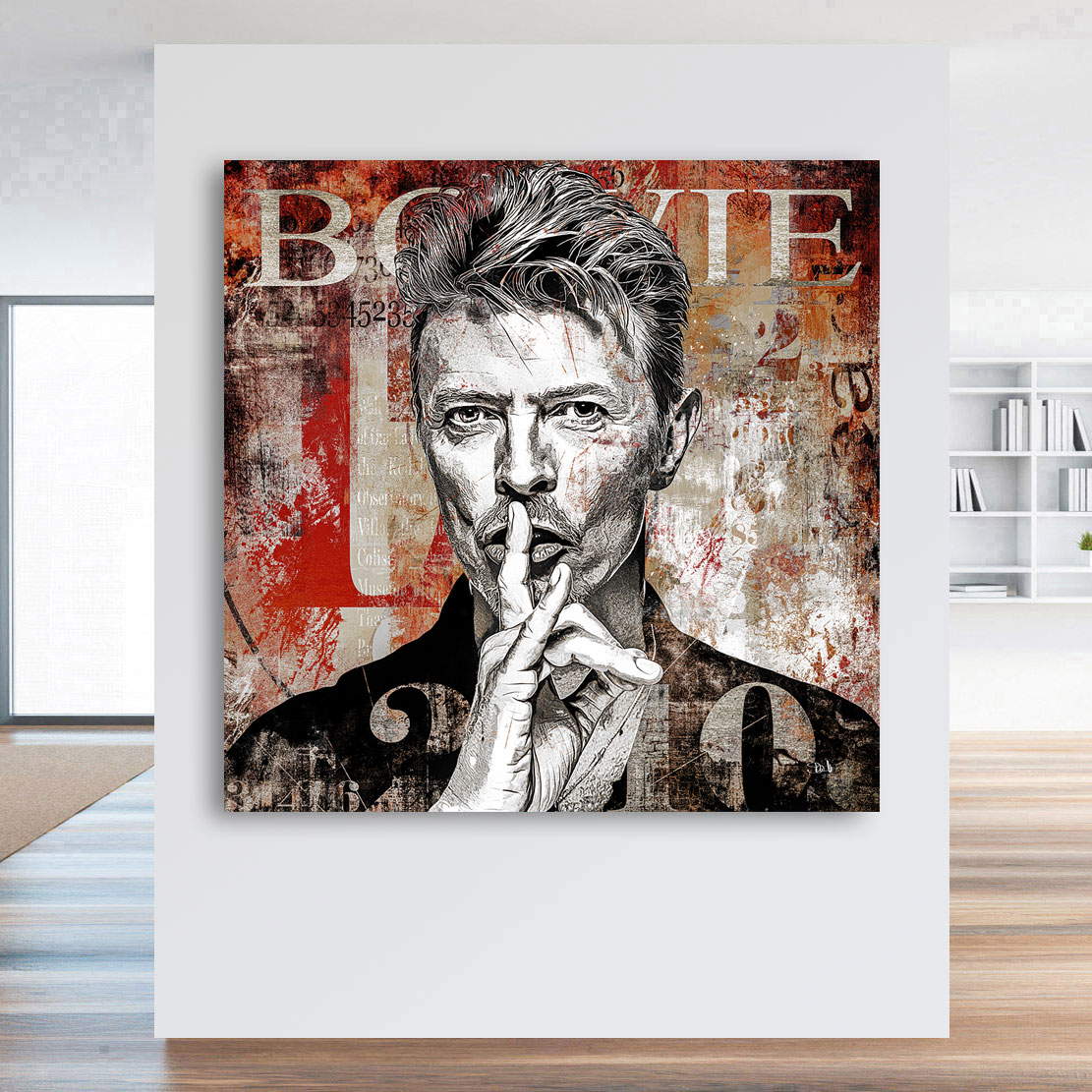 Wandbild Leinwandbild David Bowie Pop Art