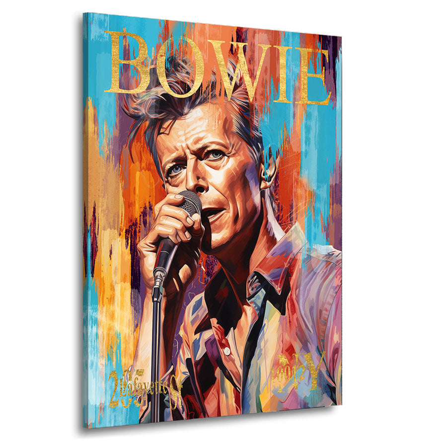 Wandbild Bowie Abstrakt