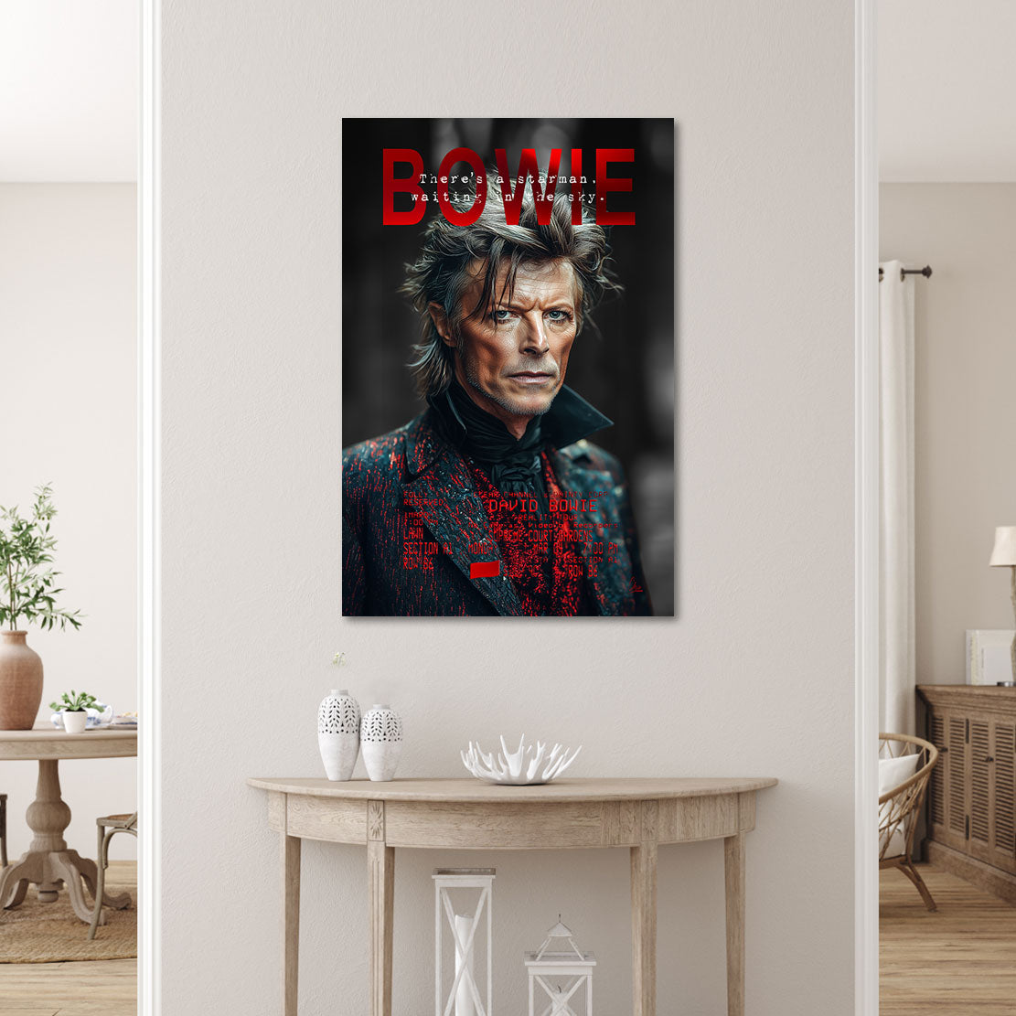 Bowie Starman Wandbild