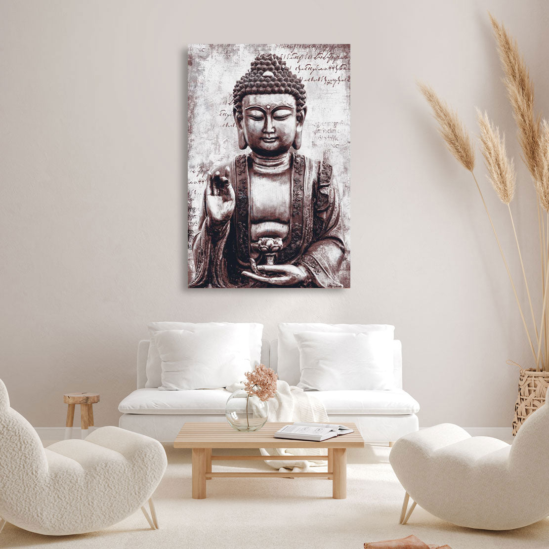 Wandbild Buddha Feng Shui