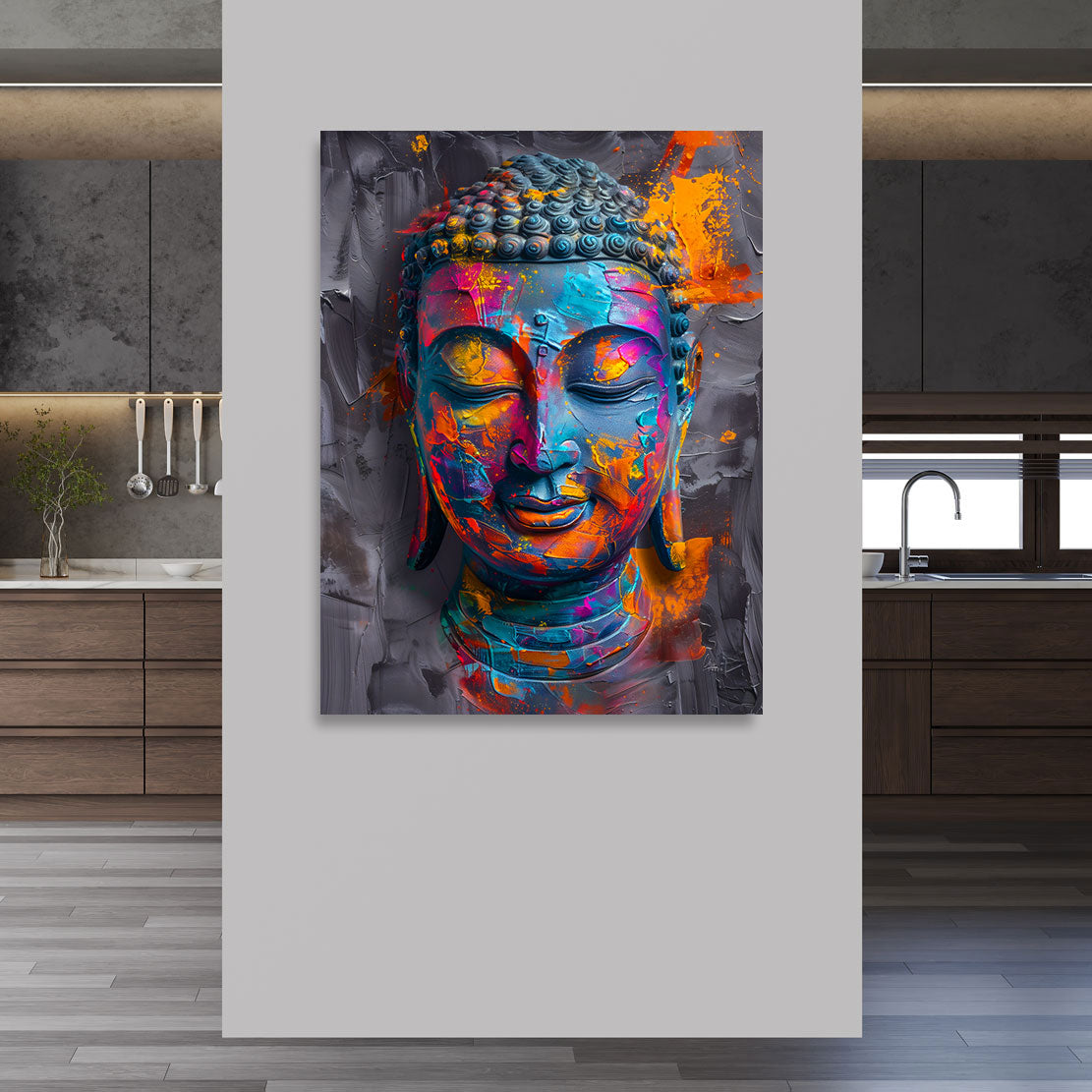 Buddha Expression Wandbild