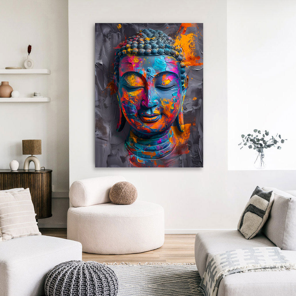 Buddha Expression Wandbild