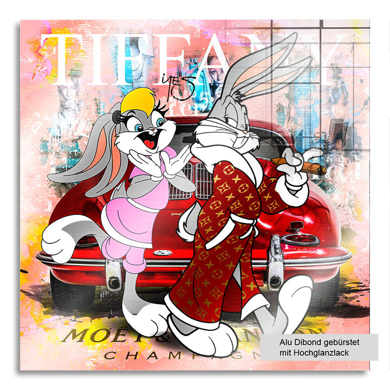 Pop Art Wandbild Tiffany Bunny 356