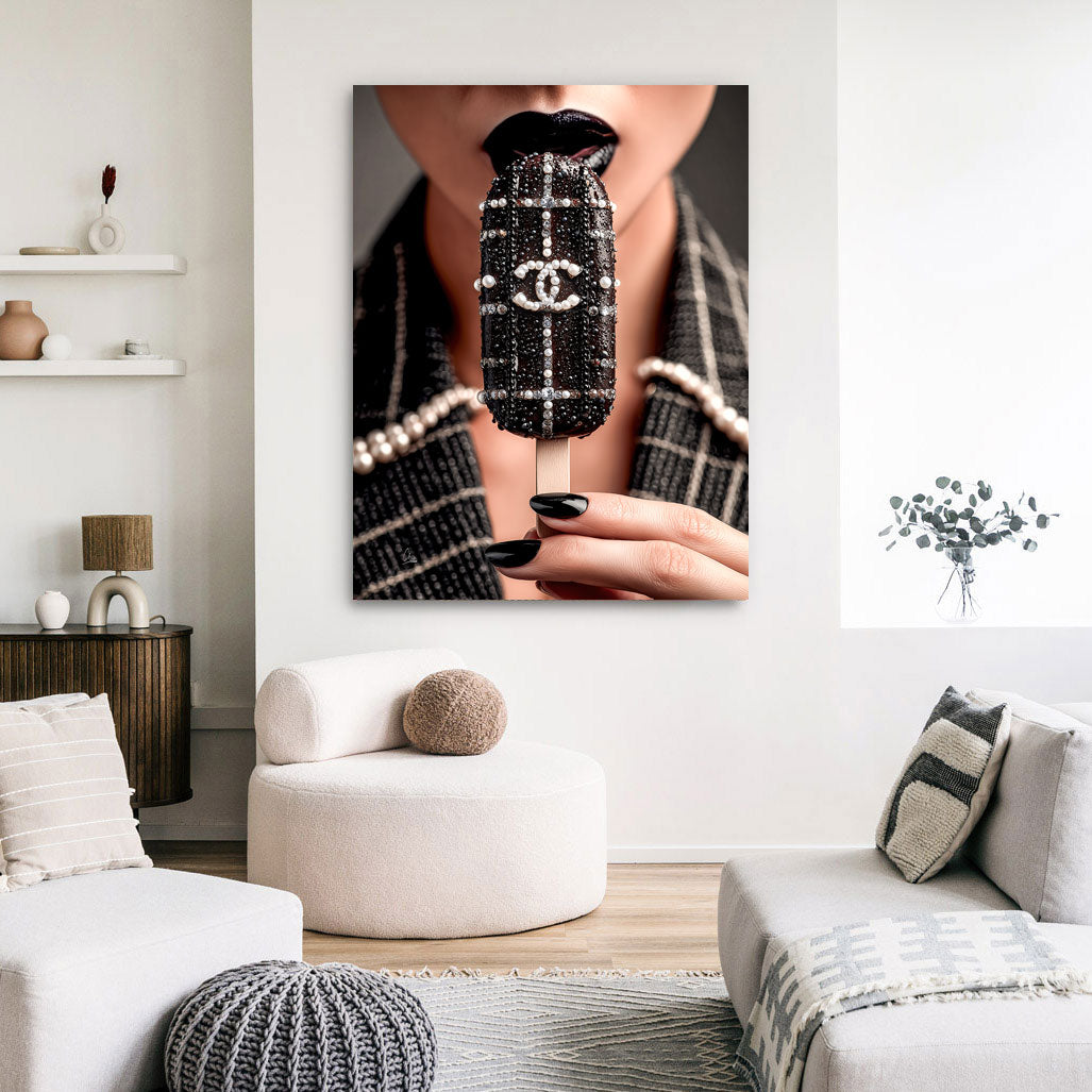 Chanel Noir Extravagance Wandbild
