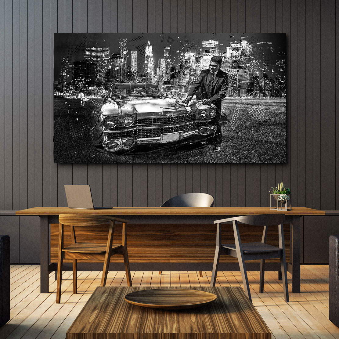 Leinwandbild Muhammad Ali Cadillac