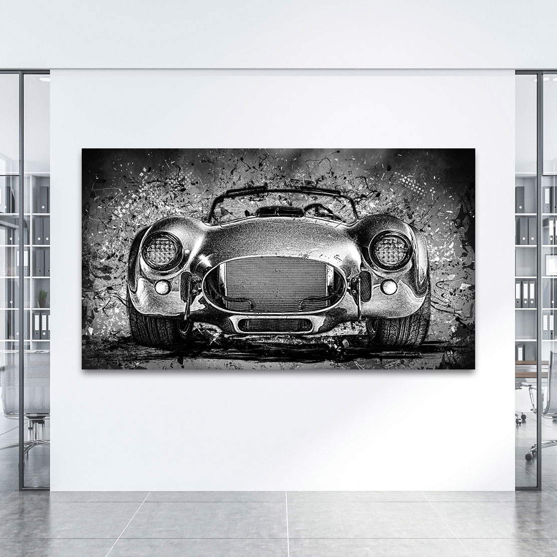 Auto Leinwandbild AC Cobra Abstrakt
