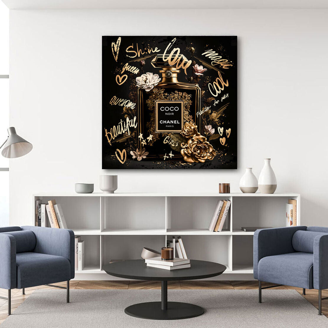 Pop Art Wandbild Coco Parfum