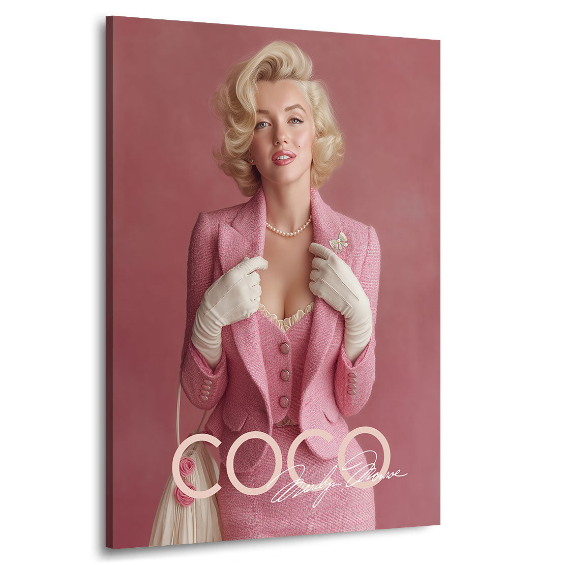 Marilyn Monroe Coco Style Wandbild